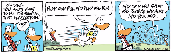 Flap and Run Colour Cartoon