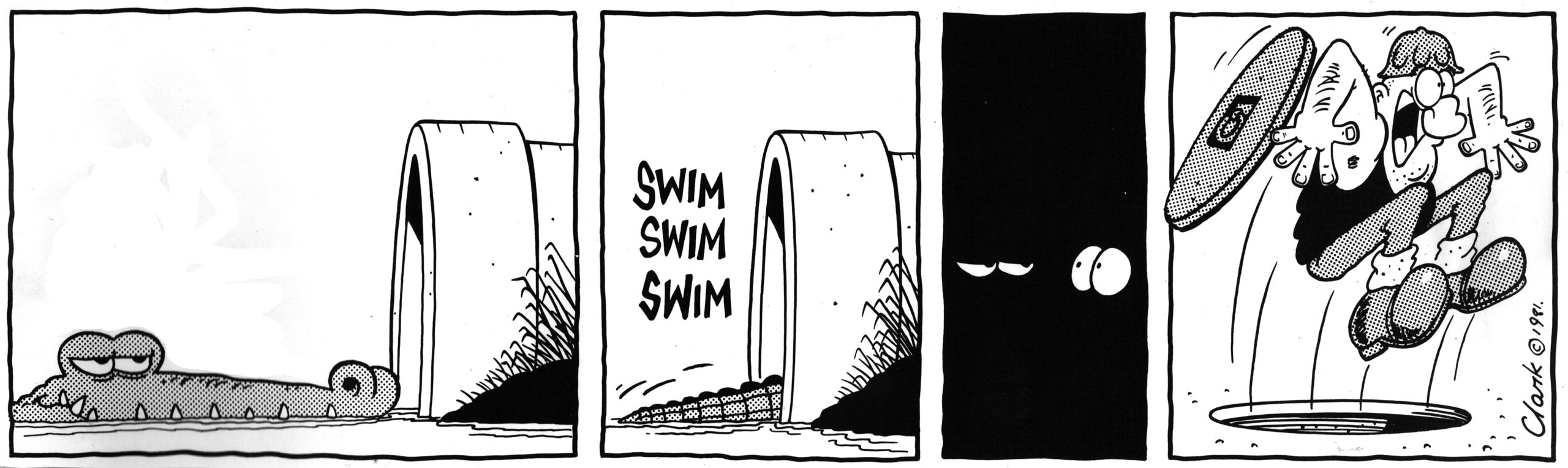 Old Man Croc in is Scary Days