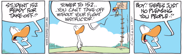 Tower to Student Colour Cartoon