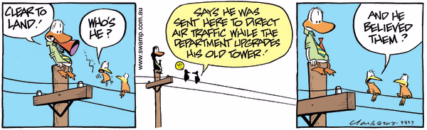 Department Upgrades Colour Cartoon