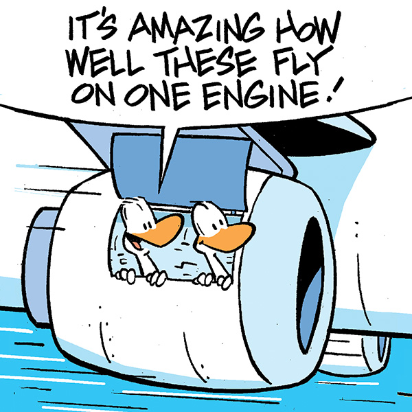 Aviator Ducks Jet Engine