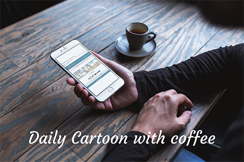 Daily Cartoon with coffee - Swamp Cartoons