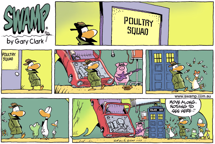 Strange Happenings Colour Sunday Cartoon